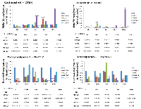 Figure 3:  The altered levels of gene transcripts of cathepsin K, lipocalin 2, phospholipase 2, and tetraspanin 1 as detected  by RT-PCR. 