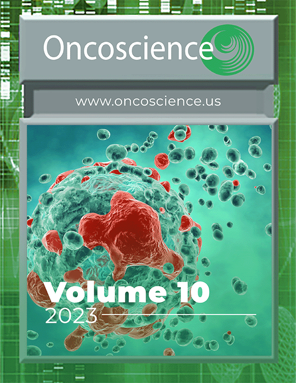 Cover for Oncoscience V10, 2023