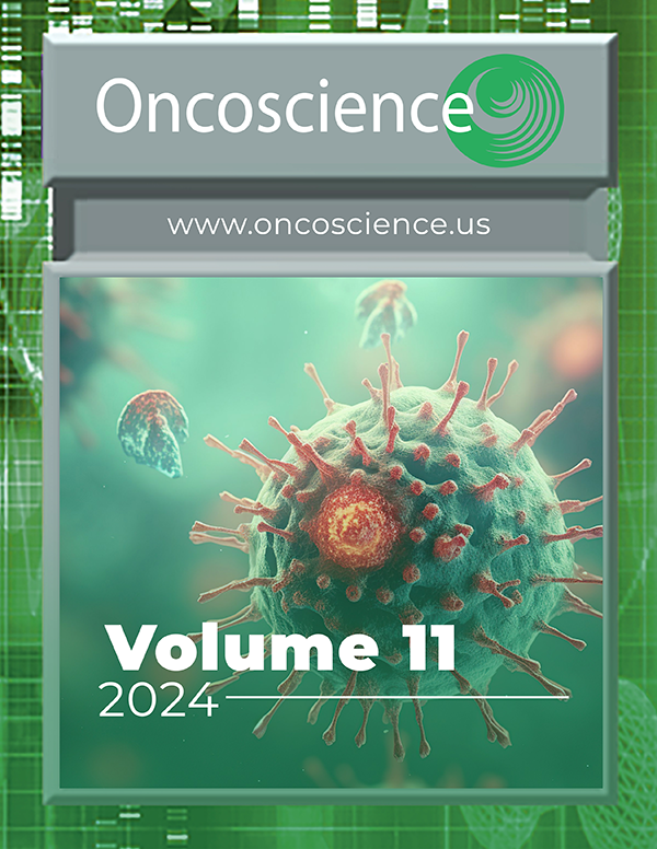 Cover for Oncoscience V11, 2024
